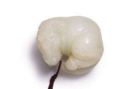 A JADE MODEL OF A HORSE