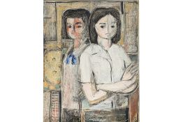 UAB SANASEN (THAI, 1935 - 2010) - 'TWO STUDENTS'