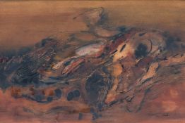 MAK KUM SIEW (SINGAPORE, B.1940) - UNTITLED ABSTRACT, A PAIR