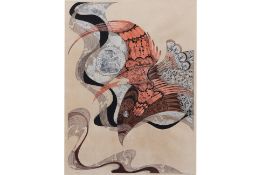PNINA GRANIRER (ROMAINIAN/CANADIAN, B.1935) - 'CLOUDS COME SWOOPING ON MY SOUL'