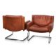 A PAIR OF ROBERT HAUSSMANN DS-201 ARMCHAIRS - Image 2 of 4