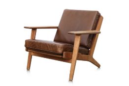 A HANS WEGNER GE-290 EASY CHAIR