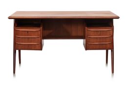 A GUNNAR NIELSEN FOR TIBERGAARD FREESTANDING DESK