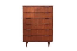 A DANISH TEAK DRESSER