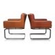 A PAIR OF ROBERT HAUSSMANN DS-201 ARMCHAIRS - Image 3 of 4