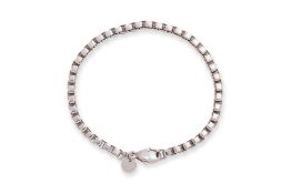 TIFFANY & CO - A SILVER VENETIAN LINK BRACELET