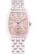 A FRANCK MULLER STAINLESS STEEL 'CASABLANCA' BRACELET WATCH