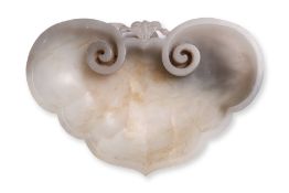 A JADE RUYI SHAPED BRUSH WASHER