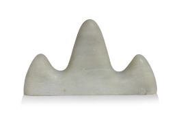 A JADE MOUNTAIN FORM BRUSH REST