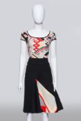 EMILIO PUCCI - A TWO-PIECE 'VIVARA' PRINT SET