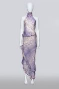 ROBERTO CAVALLI - A LILAC LEOPARD PRINT SET