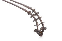 A SILVER HAIRPIN