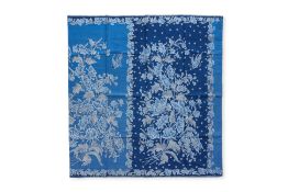 A BLUE BATIK SARONG