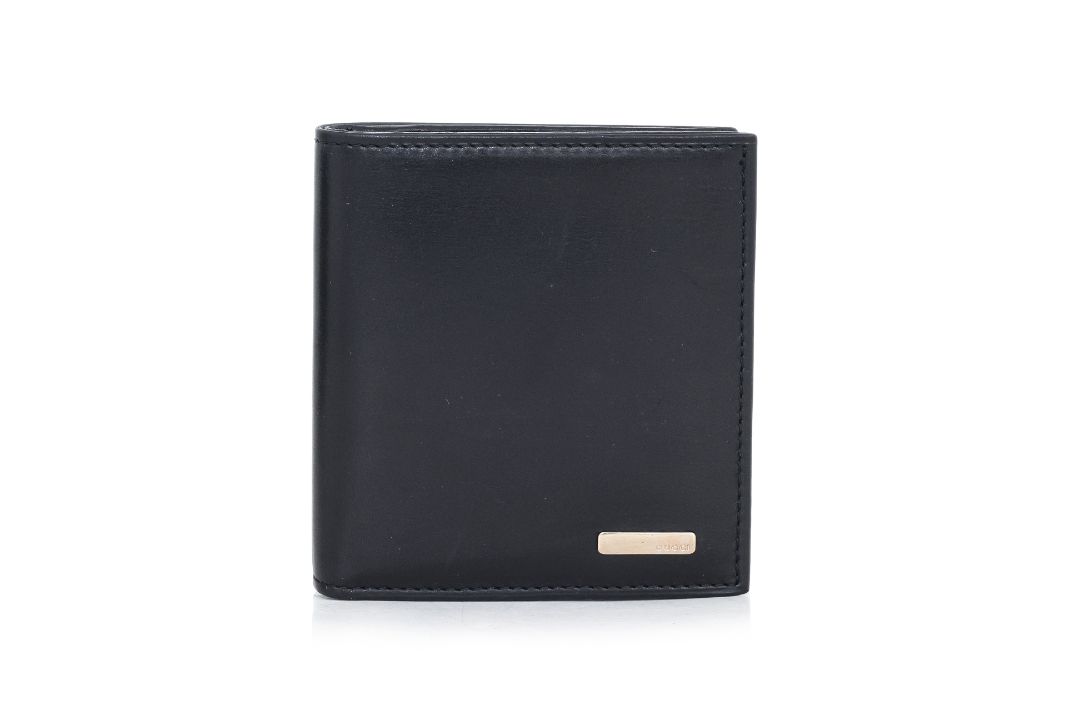 GUCCI - A LEATHER WALLET - Image 2 of 4