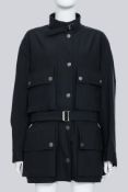 GUCCI - A BLACK UTILITY COAT