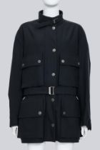 GUCCI - A BLACK UTILITY COAT
