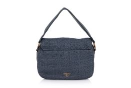PRADA - A GREY TWEED HANDBAG