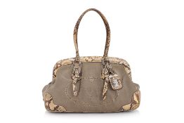 PRADA - A PYTHON TRIM BAG