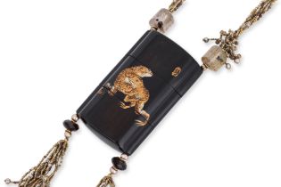 A JAPANESE INRO BOX NECKLACE
