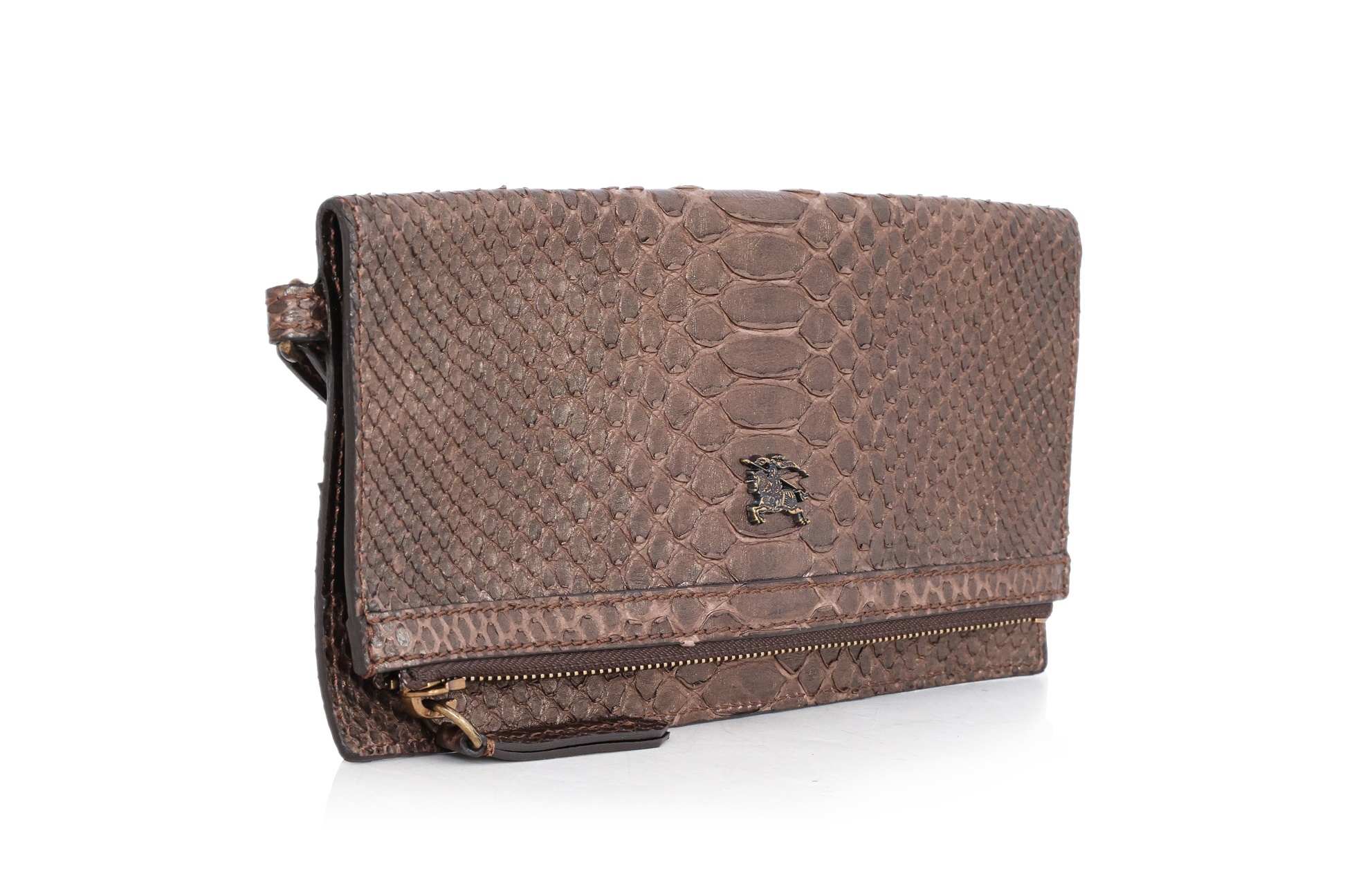 BURBERRY - A FOLD OVER CLUTCH - Image 2 of 3