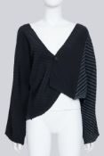 ISSEY MIYAKE - A 'PLASTER PLEATS' CARDIGAN
