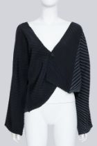 ISSEY MIYAKE - A 'PLASTER PLEATS' CARDIGAN