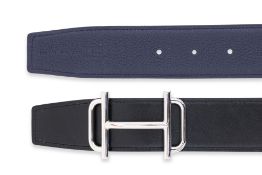 HERMES - A REVERSIBLE LEATHER BELT