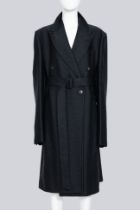 LOUIS VUITTON - A BLACK TRENCH COAT
