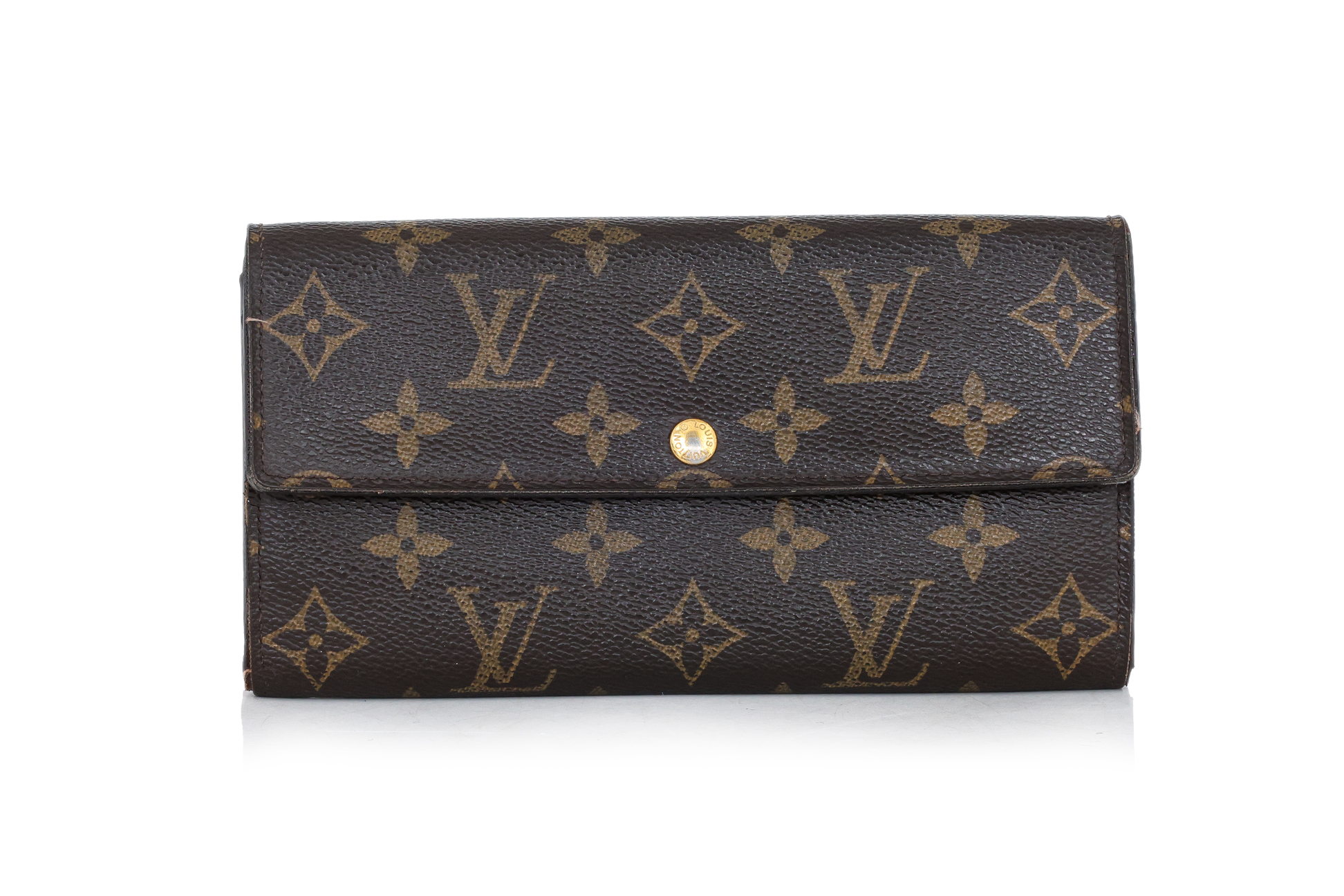 LOUIS VUITTON - A MONOGRAM 'SARAH' WALLET