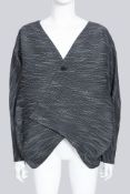 ISSEY MIYAKE - A 'MANTA PLEATS' CARDIGAN