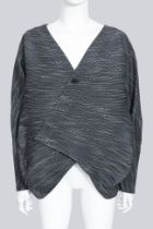 ISSEY MIYAKE - A 'MANTA PLEATS' CARDIGAN
