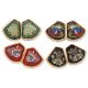 HERMES - A GROUP OF FOUR ENAMEL CLIP ON EARRINGS - Image 1 of 3