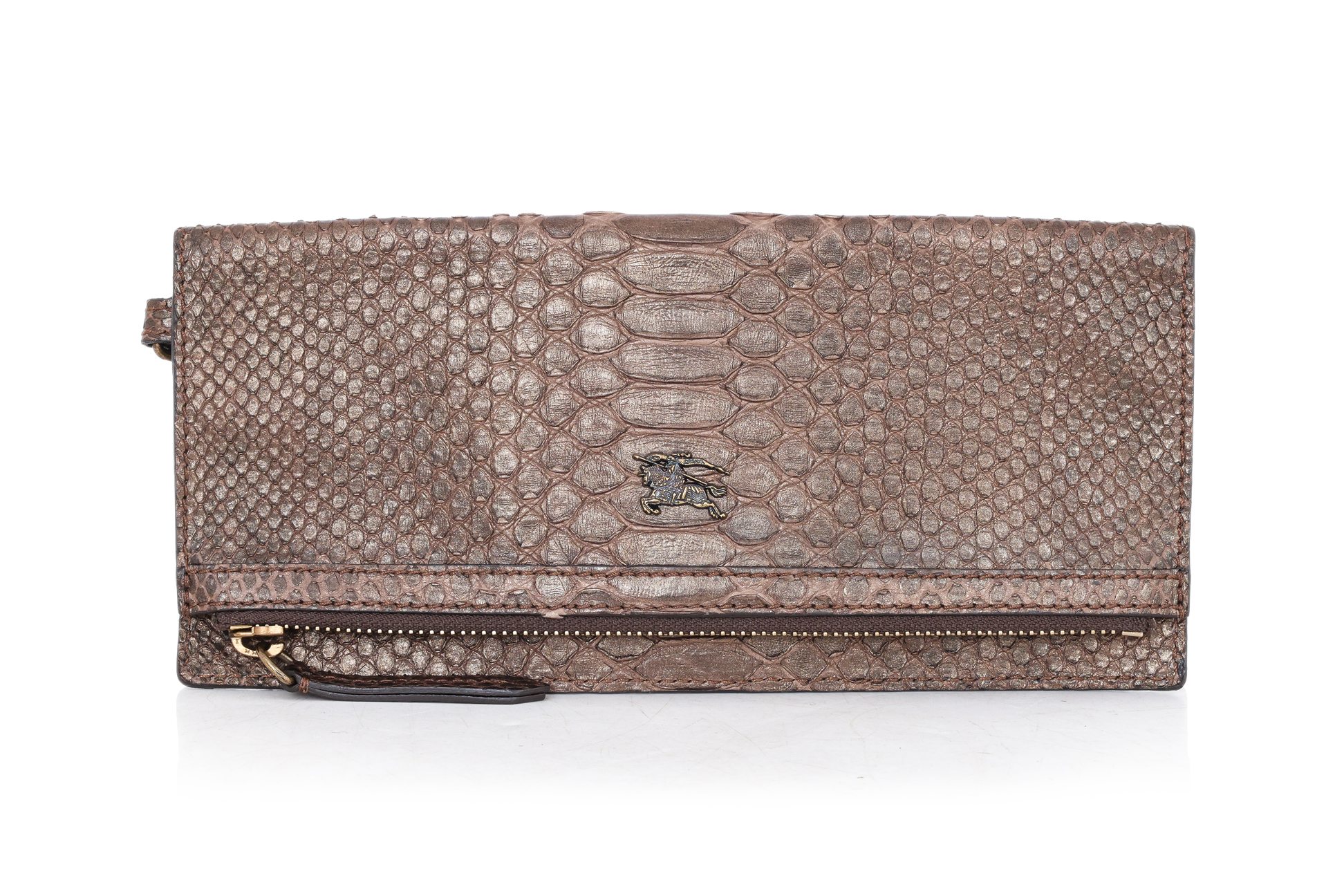 BURBERRY - A FOLD OVER CLUTCH