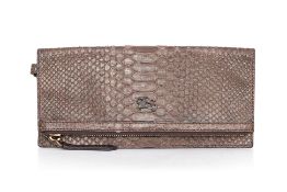 BURBERRY - A FOLD OVER CLUTCH