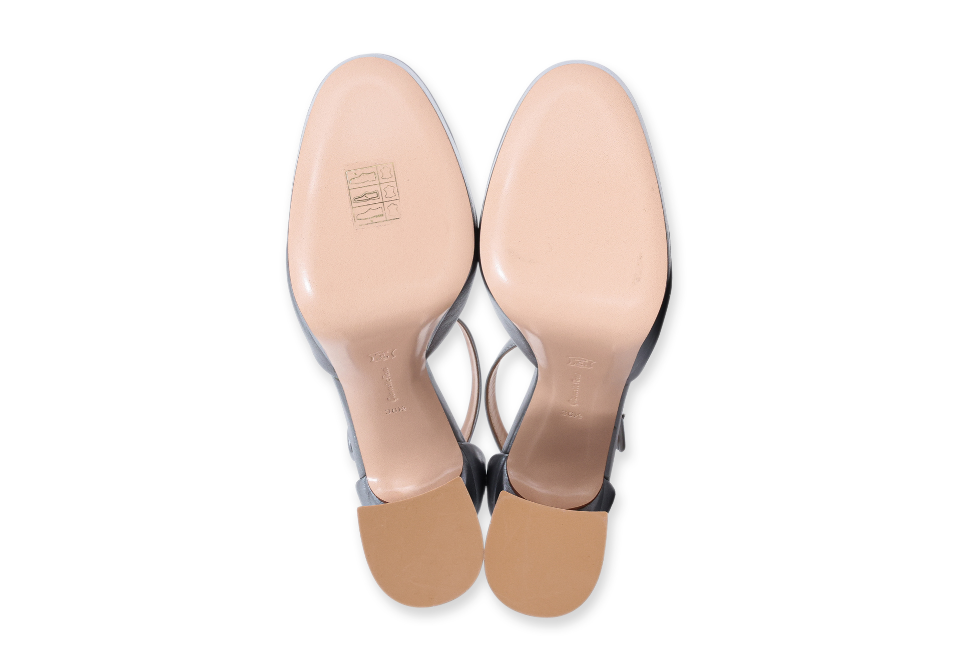 GIANVITO ROSSE - A PAIR OF ANKLE-STRAP HEEL IN METALLIC LEATHER - Image 4 of 4