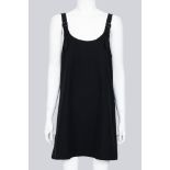 PRADA - A BLACK PINAFORE DRESS