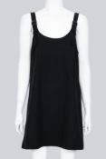PRADA - A BLACK PINAFORE DRESS