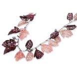 BURBERRY - A LEAF AND ACORN NECKLACE
