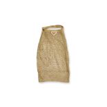 PRADA - A GOLD-TONE NET BAG