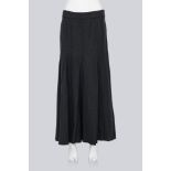 PRADA - A 1990 GREY TRUMPET GODET SKIRT