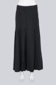 PRADA - A 1990 GREY TRUMPET GODET SKIRT