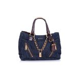 PRADA – A DENIM AND LEATHER TOTE