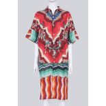 PIERRE-LOUIS MASCIA - A BOHEMIAN STYLE BUTTON UP DRESS