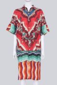 PIERRE-LOUIS MASCIA - A BOHEMIAN STYLE BUTTON UP DRESS