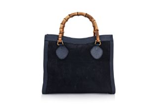 GUCCI - A SUEDE 'DIANA' TOTE