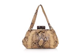 MIU MIU - A PYTHON SHOULDER BAG