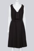 MIU MIU - A BLACK SLEEVELESS DRESS