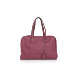 HERMES - A 'VICTORIA II 35' LEATHER TOTE BAG