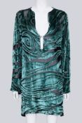 GUCCI - A VELVET DEVORE DRESS