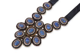 NICOLE WHISEHUNT - A LAPIS LAZULI STATEMENT NECKLACE